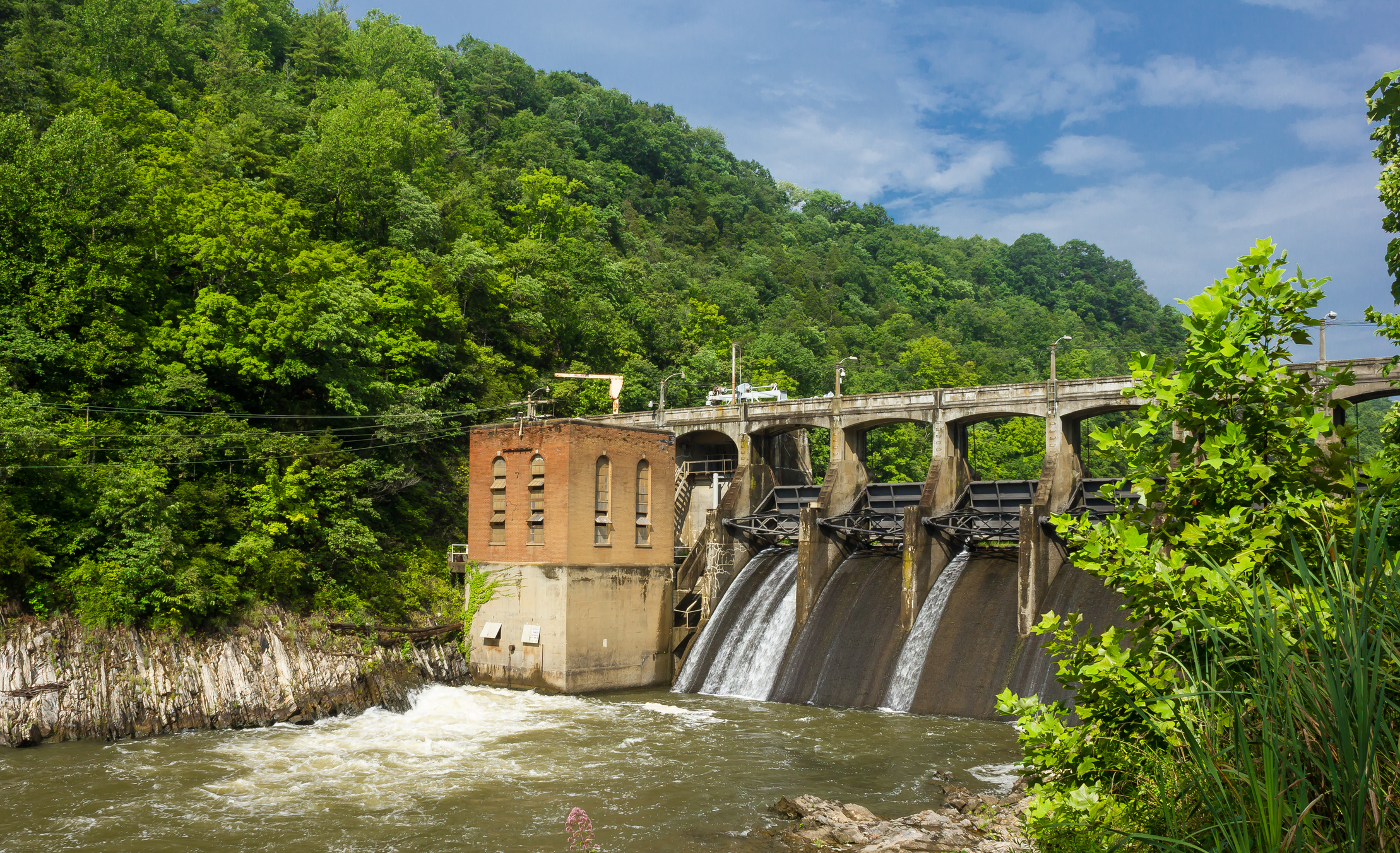 Little River Dam near Radford, VA.